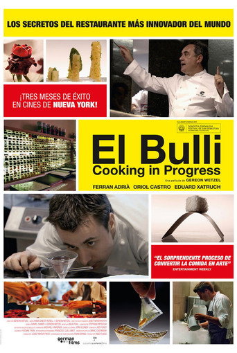 Cartel de El Bulli: Cooking in progress