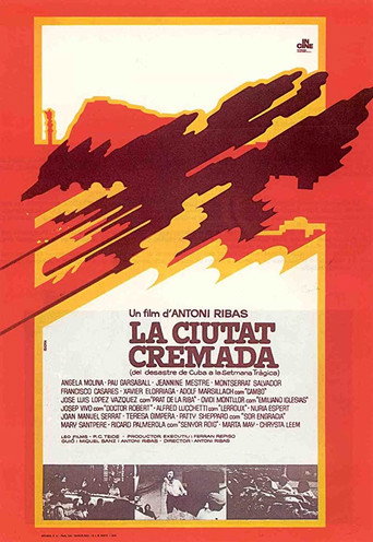 Cartel de La ciutat cremada