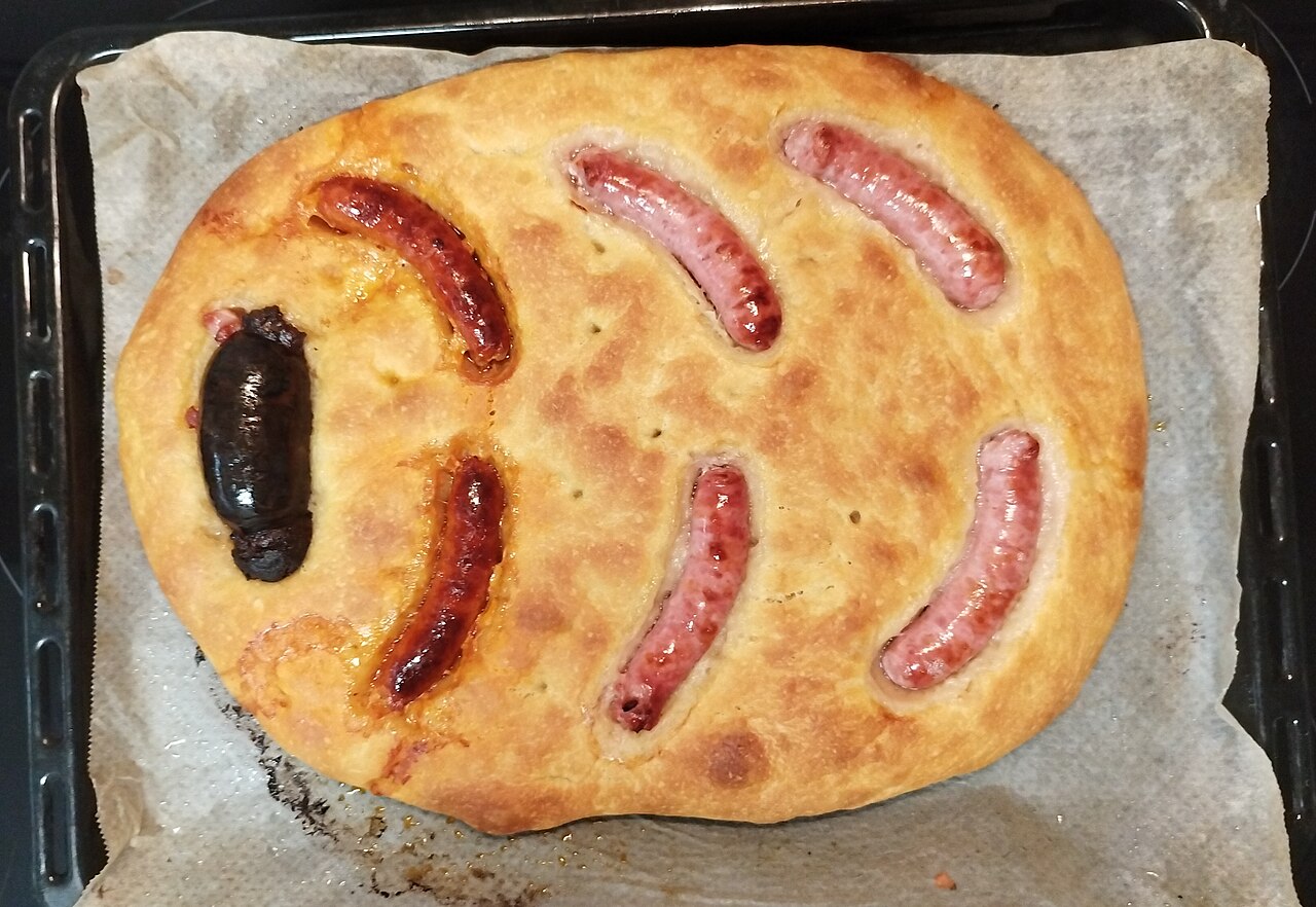 Coca de mestall, entrante de la cocina catalana