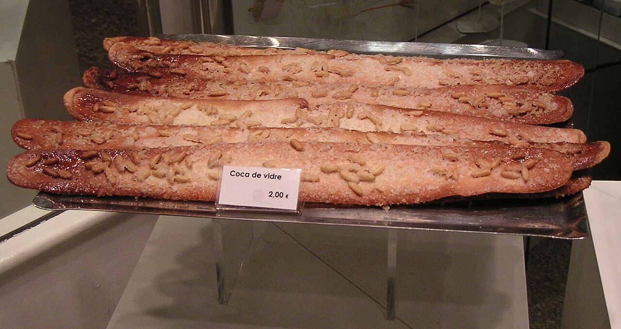 Coca de vidre, postres de la cuina catalana