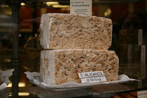 Turrón, postre