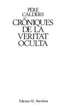 Portada de Cròniques de la veritat oculta