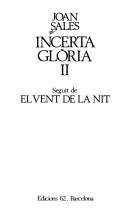 Portada de Incerta glòria