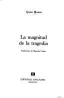 Portada de La magnitud de la tragèdia